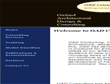 Tablet Screenshot of oadconsulting.com